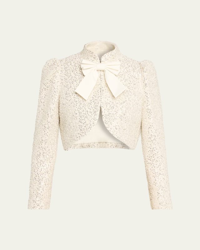 Ilaria Embellished Cropped Jacket
